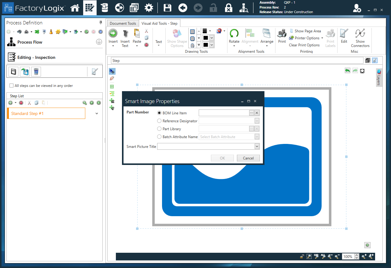 Smart Image Properties dialog