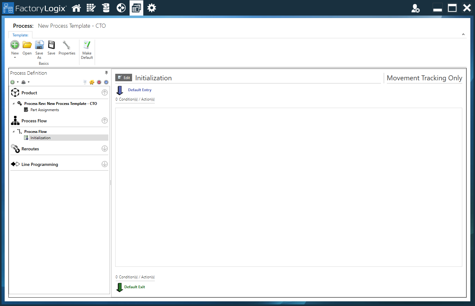 New Process Template - Initialization