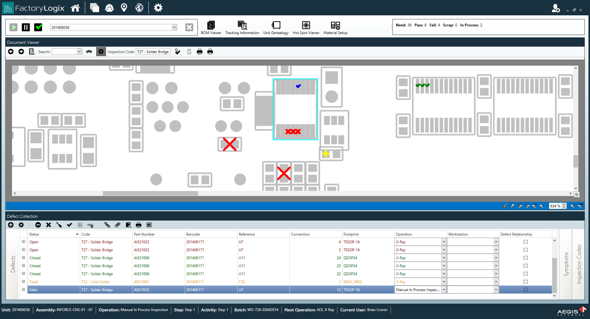Defect Collection Example