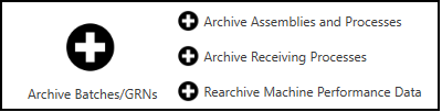 Select records to archive
