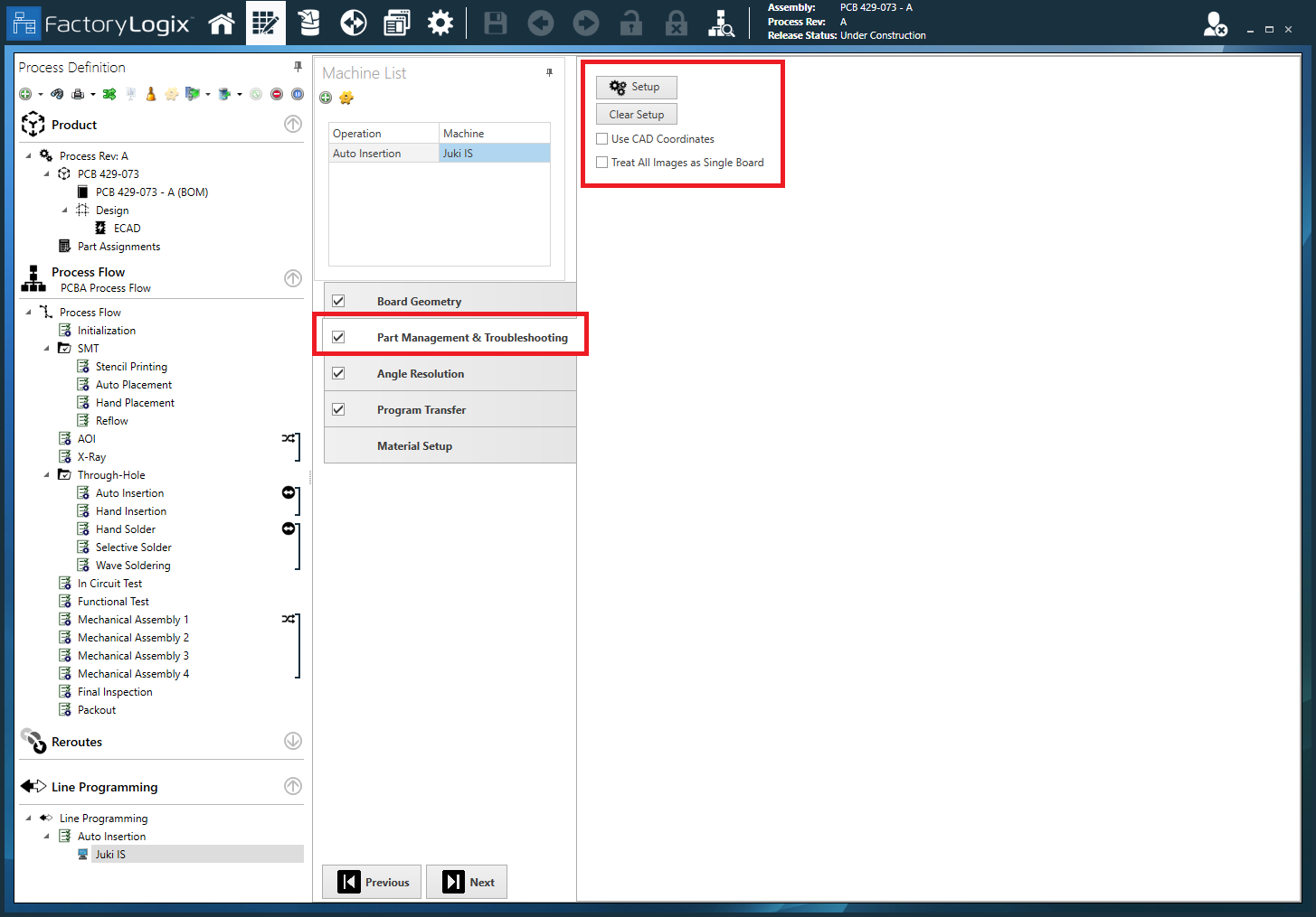 JUKI Part Management and Troubleshooting