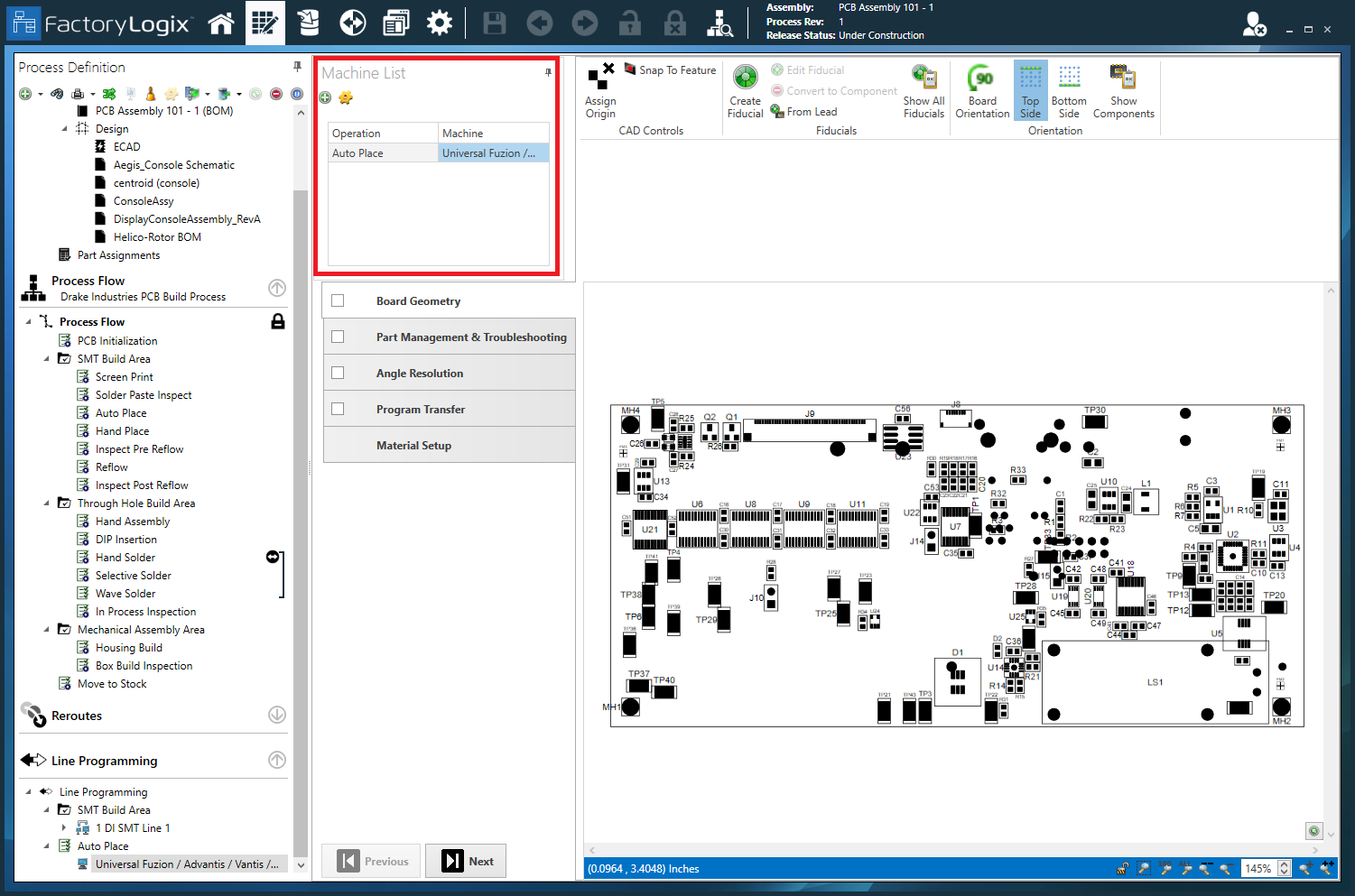 Universal - Edit machine properties