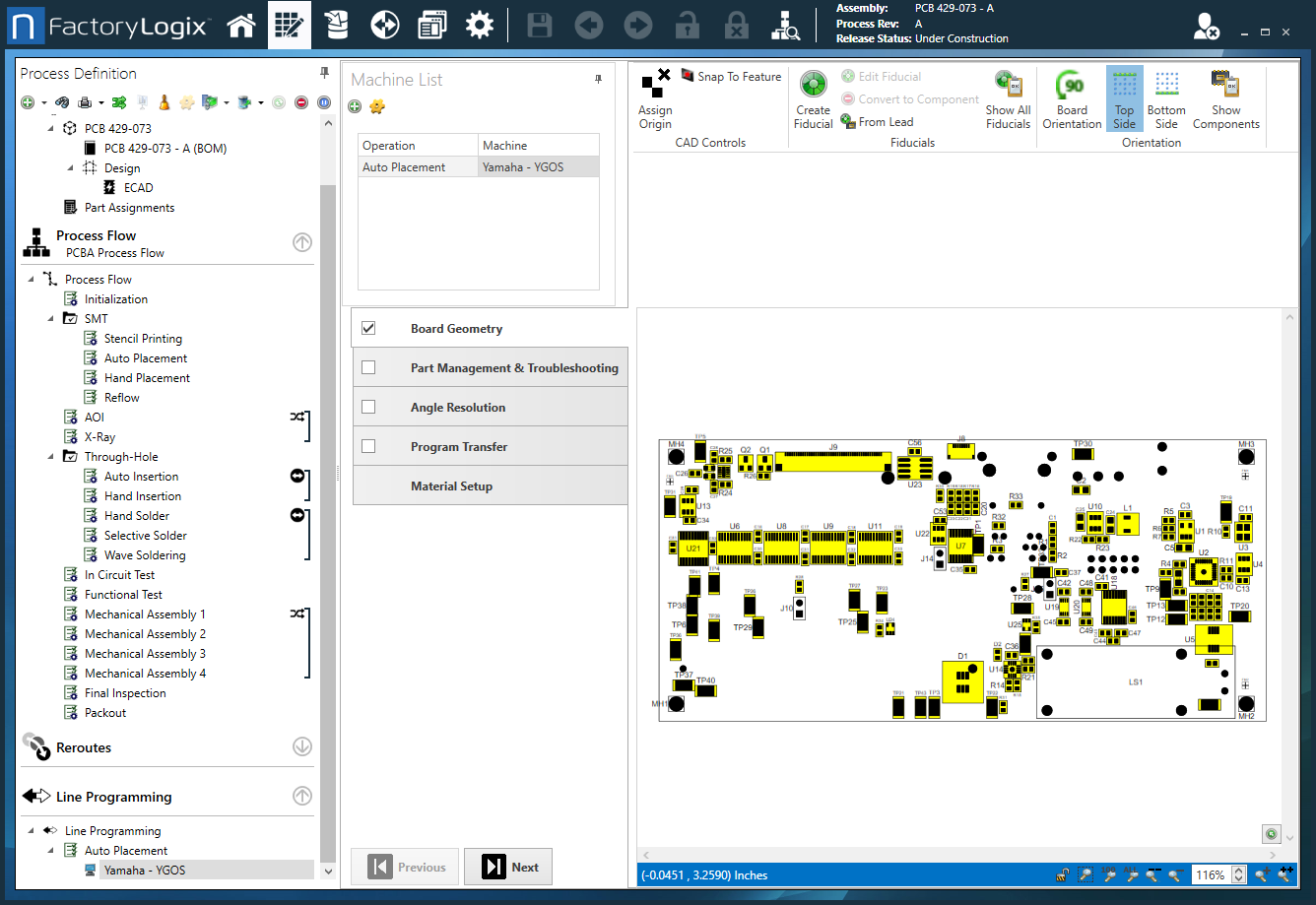 Yamaha - Board Geometry