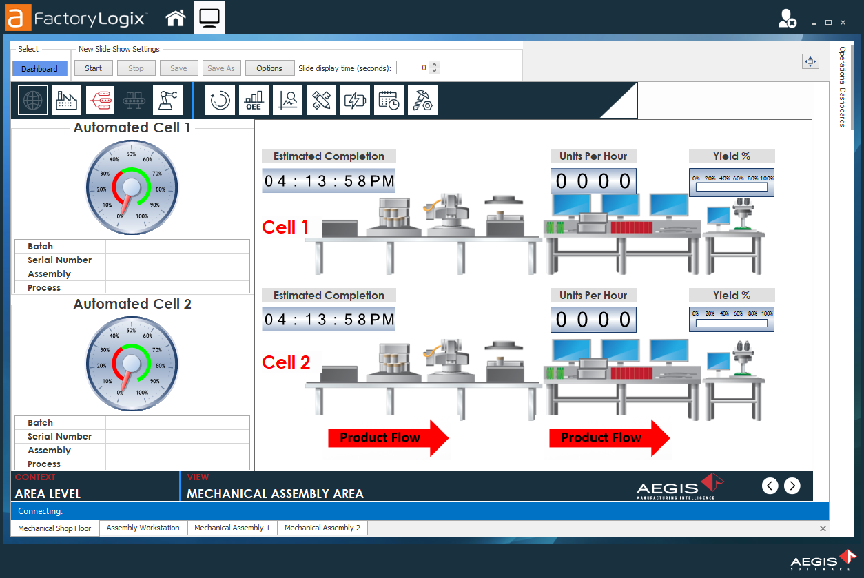 Select the Start button to start the slide show