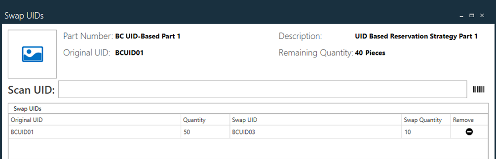 Swap UIDs dialog