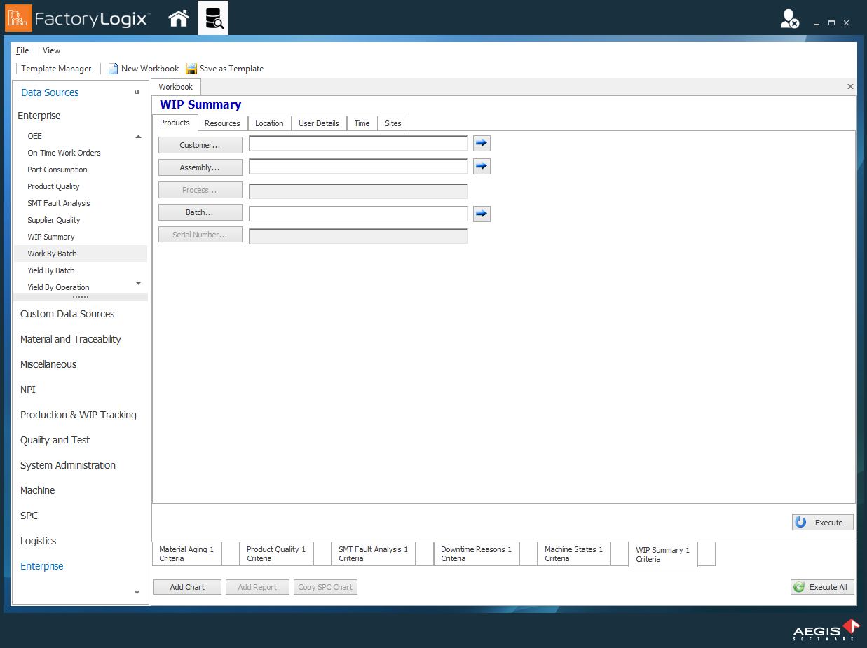 WIP Summary data source