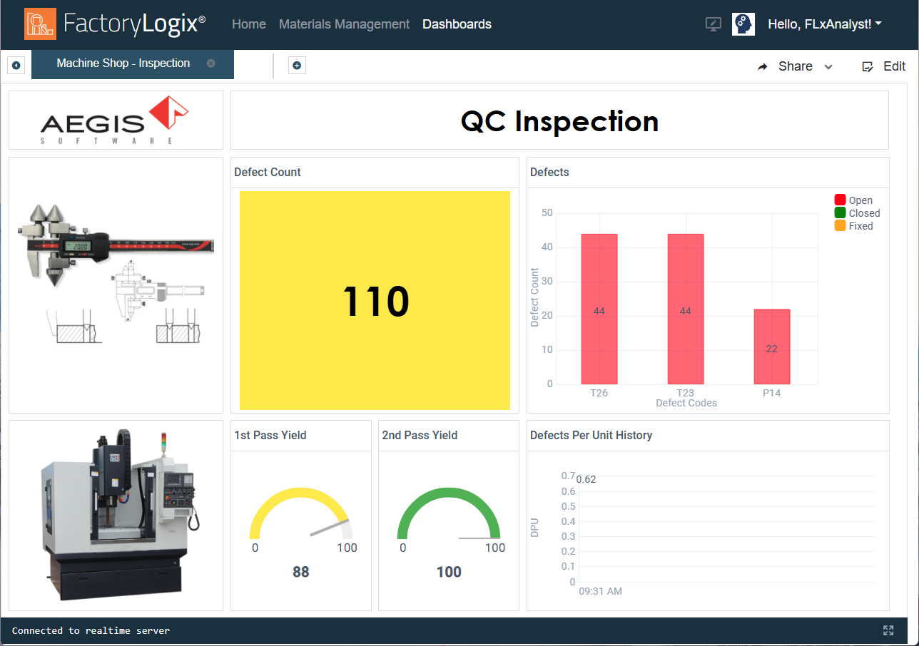 Running dashboard