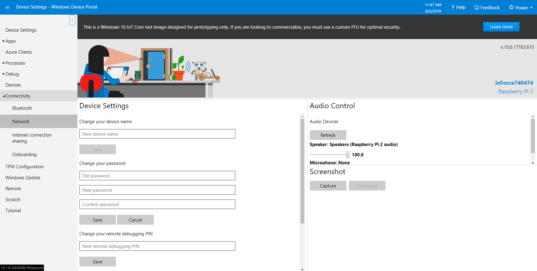 Device Settings