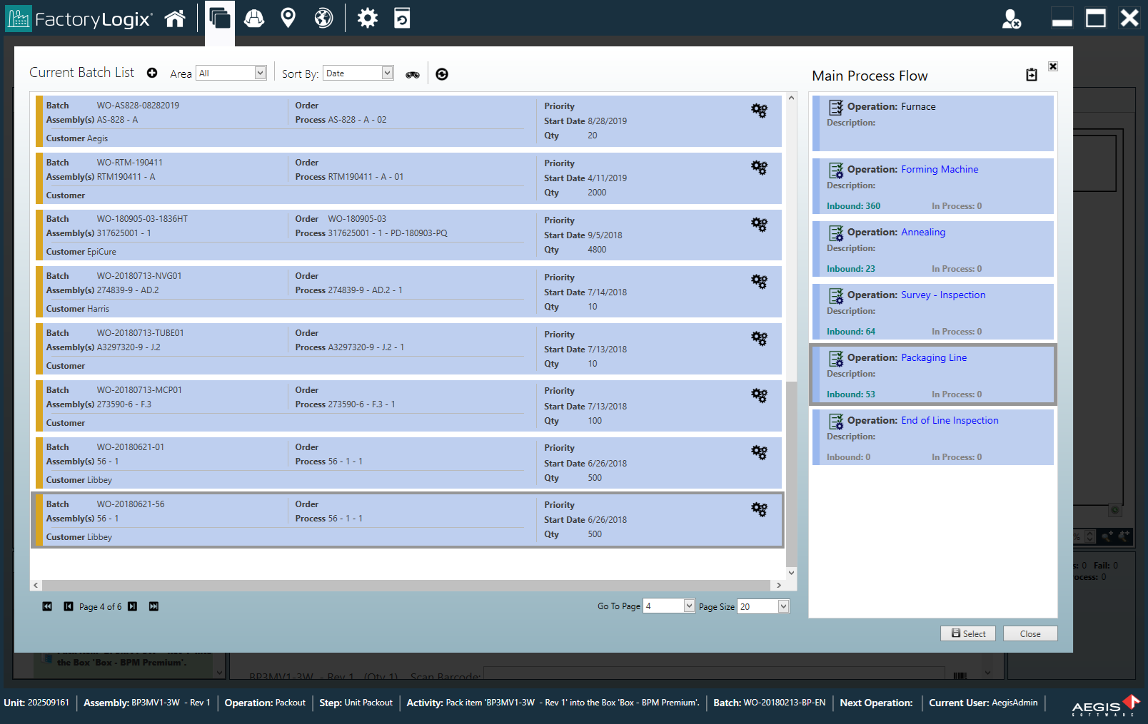 Batch Selector - Packaging