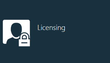 Licensing button