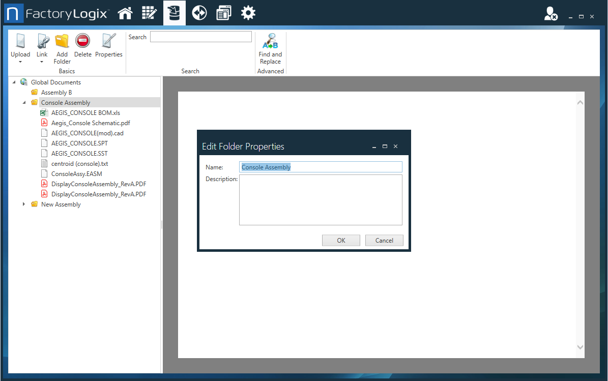 Edit Folder Properties dialog