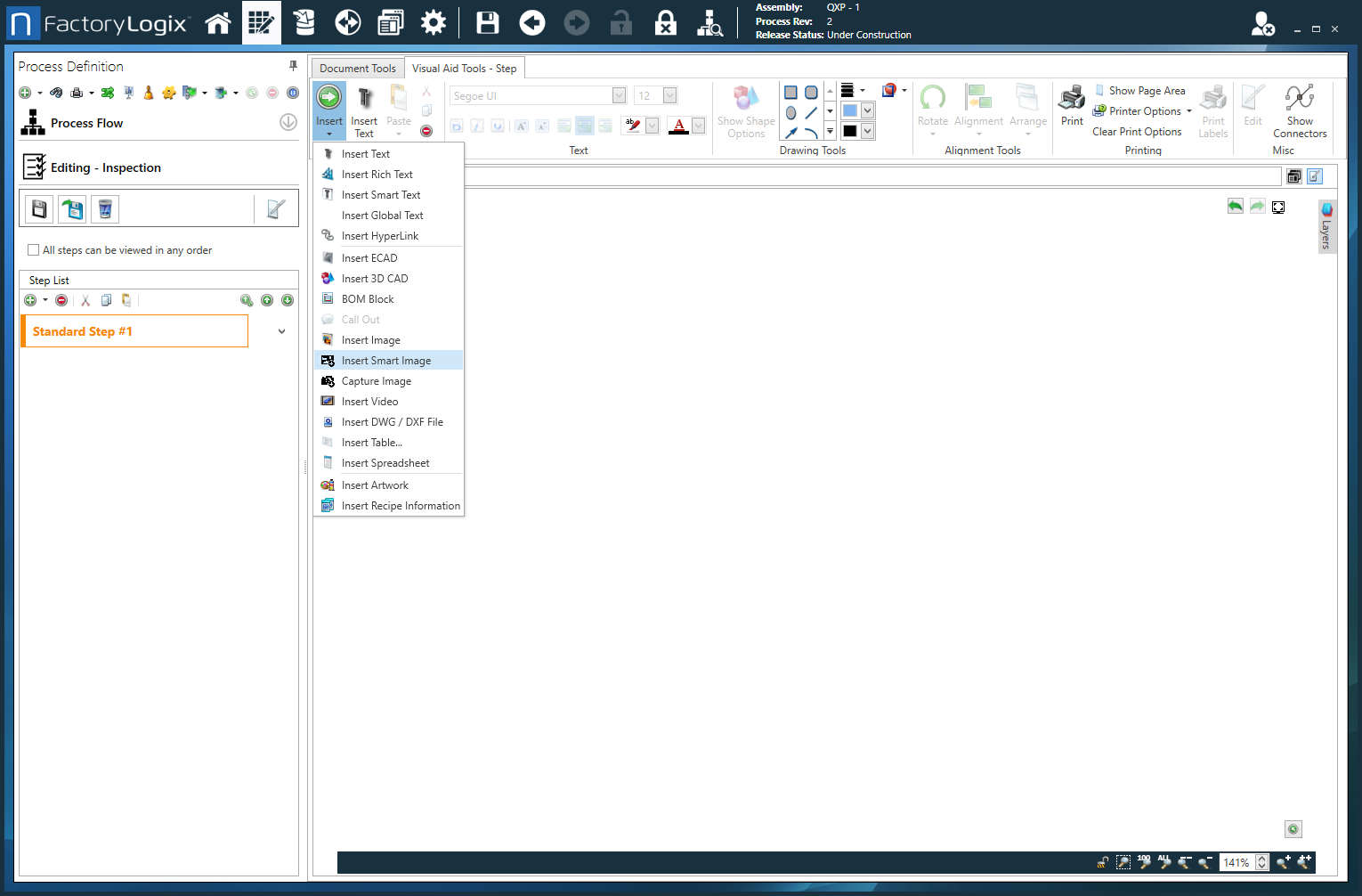 Insert Smart Image command