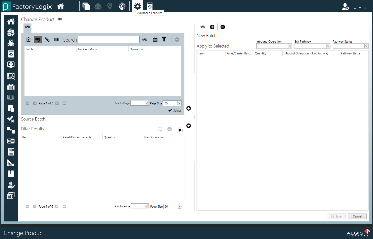 Change Product search options