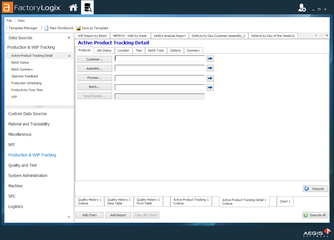 The Data Source Navigator is located on the left side of the DataMiner window