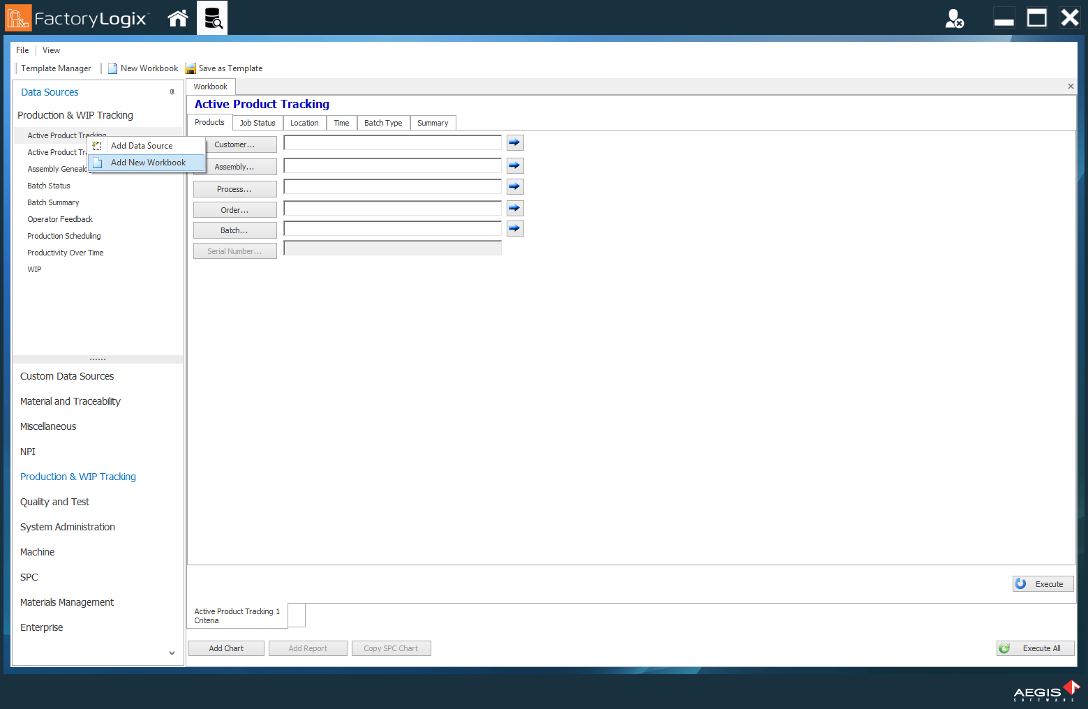 Add a new workbook