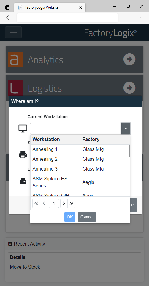 Set Current Workstation