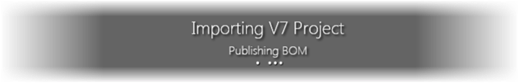 Importing V7 message