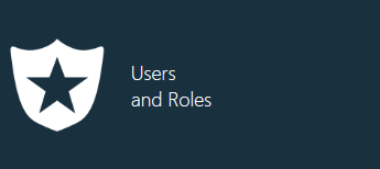Users and Roles button