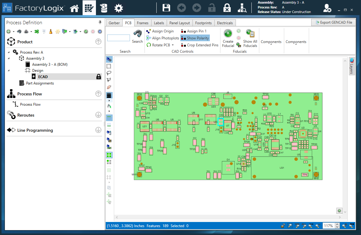 Edit ECAD data
