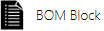 BOM Block operator interface gadget