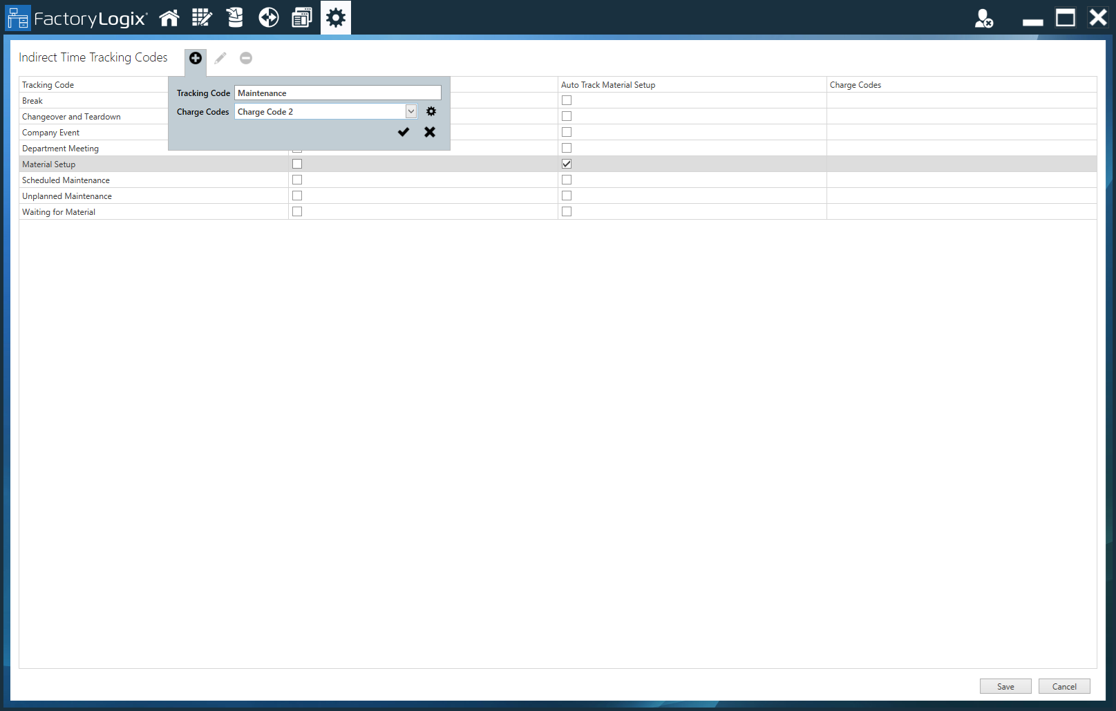 Indirect time tracking code