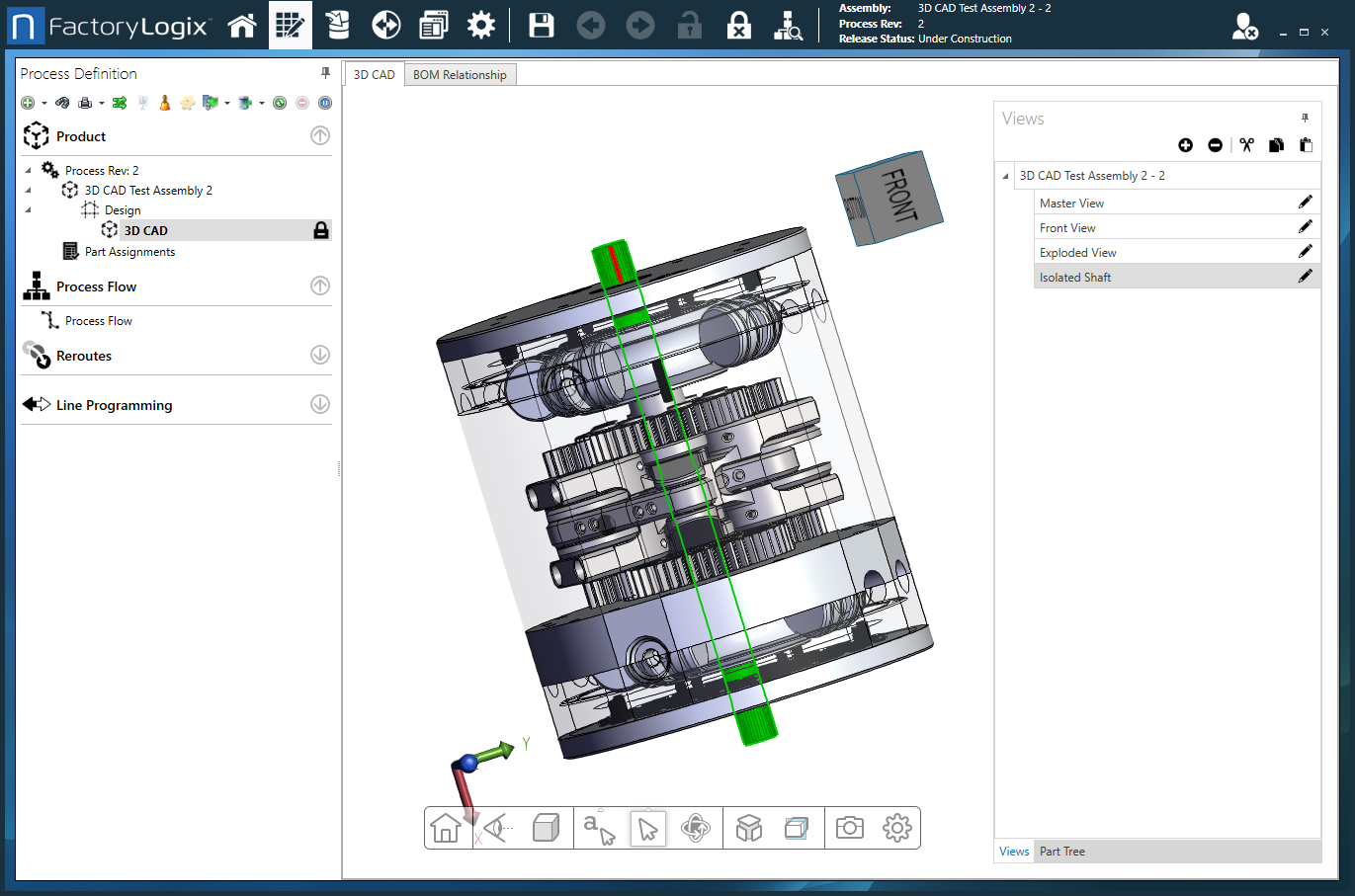 Select the part you want to isolate to highlight it