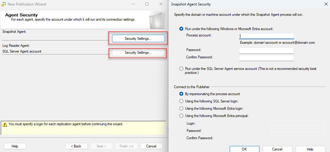 Agent Security page