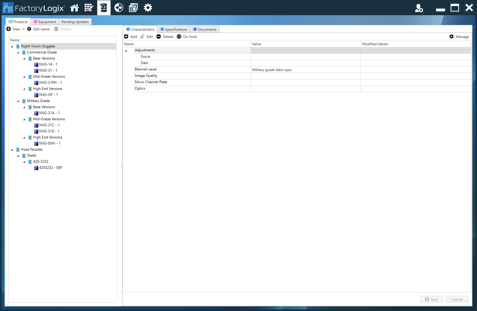 Specification Management Library