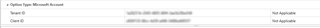 Your administrator configures Tenant ID and Client ID settings in FactoryLogix global options