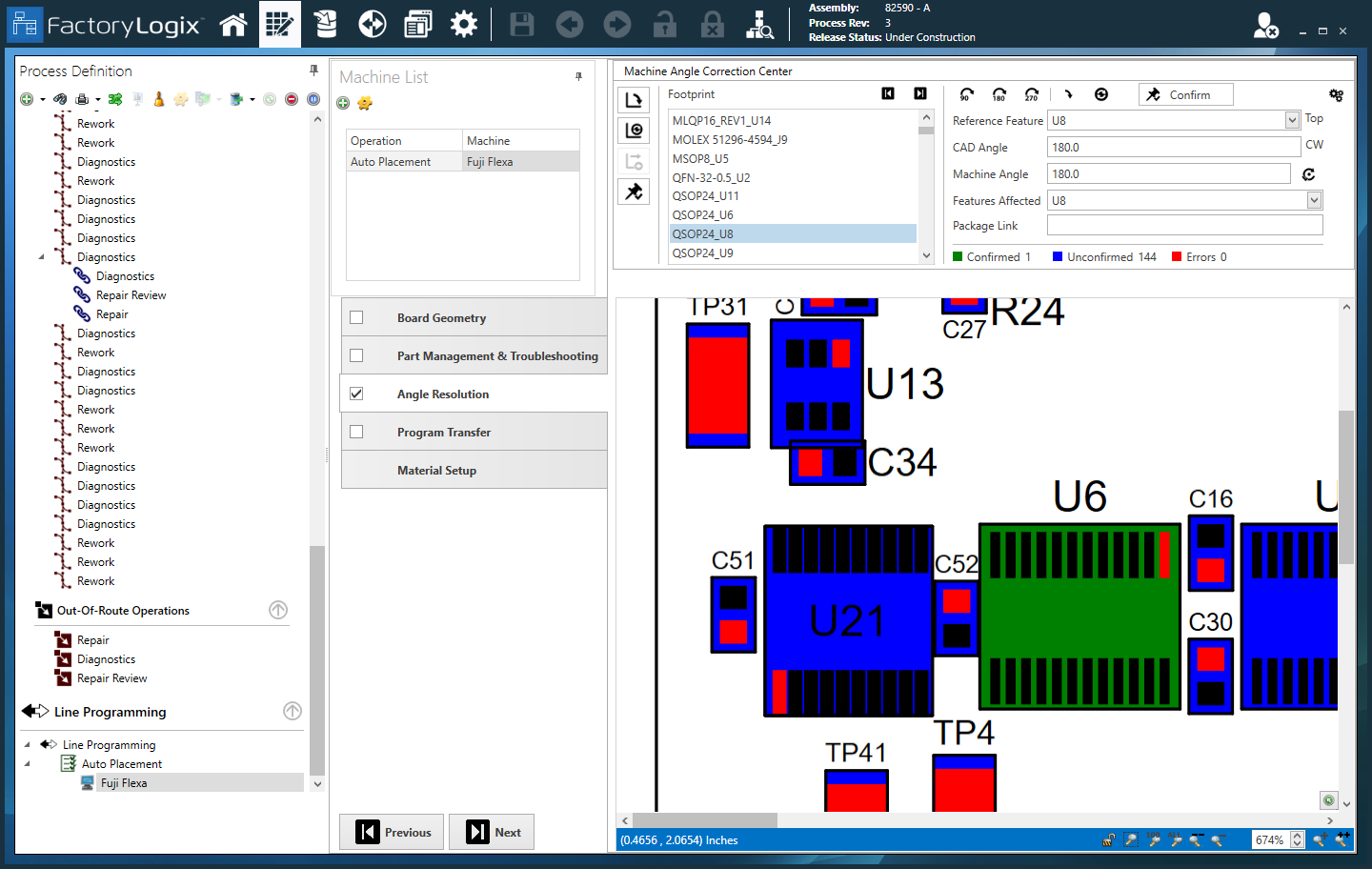 Angle Resolution options