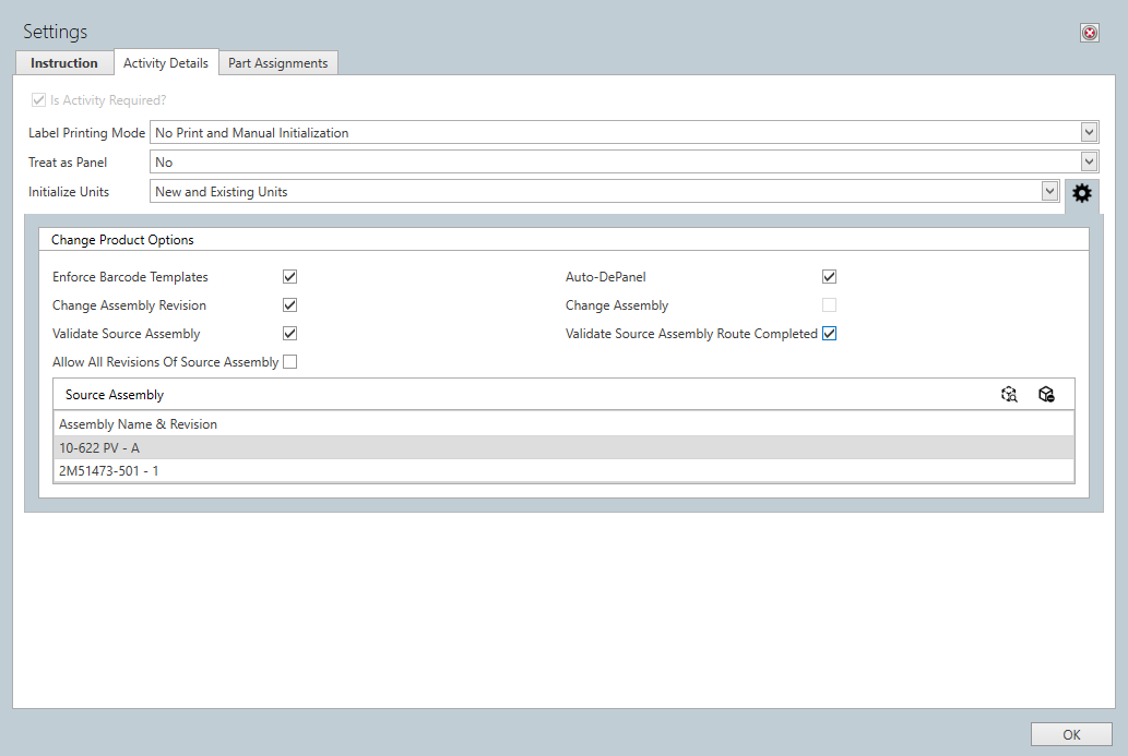 Change Product options