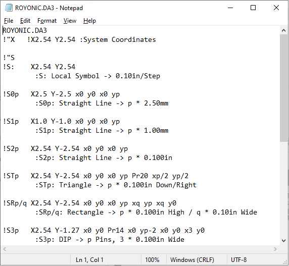 Machine Program file example