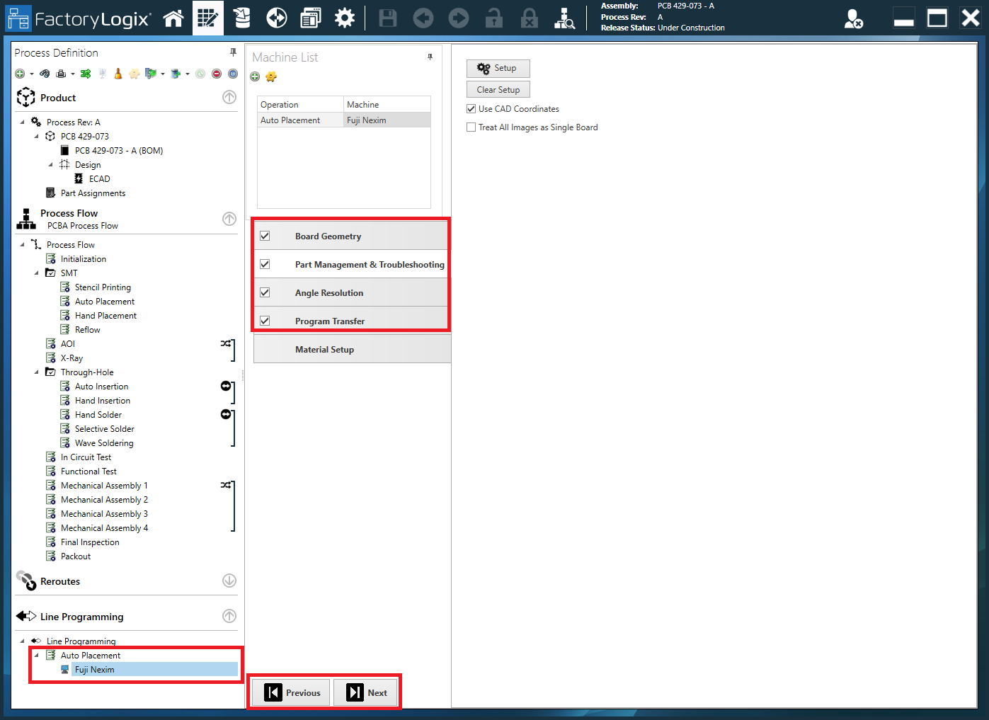FUJI - high level steps