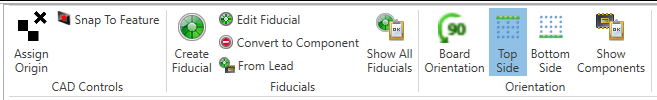 Board Geometry toolbar