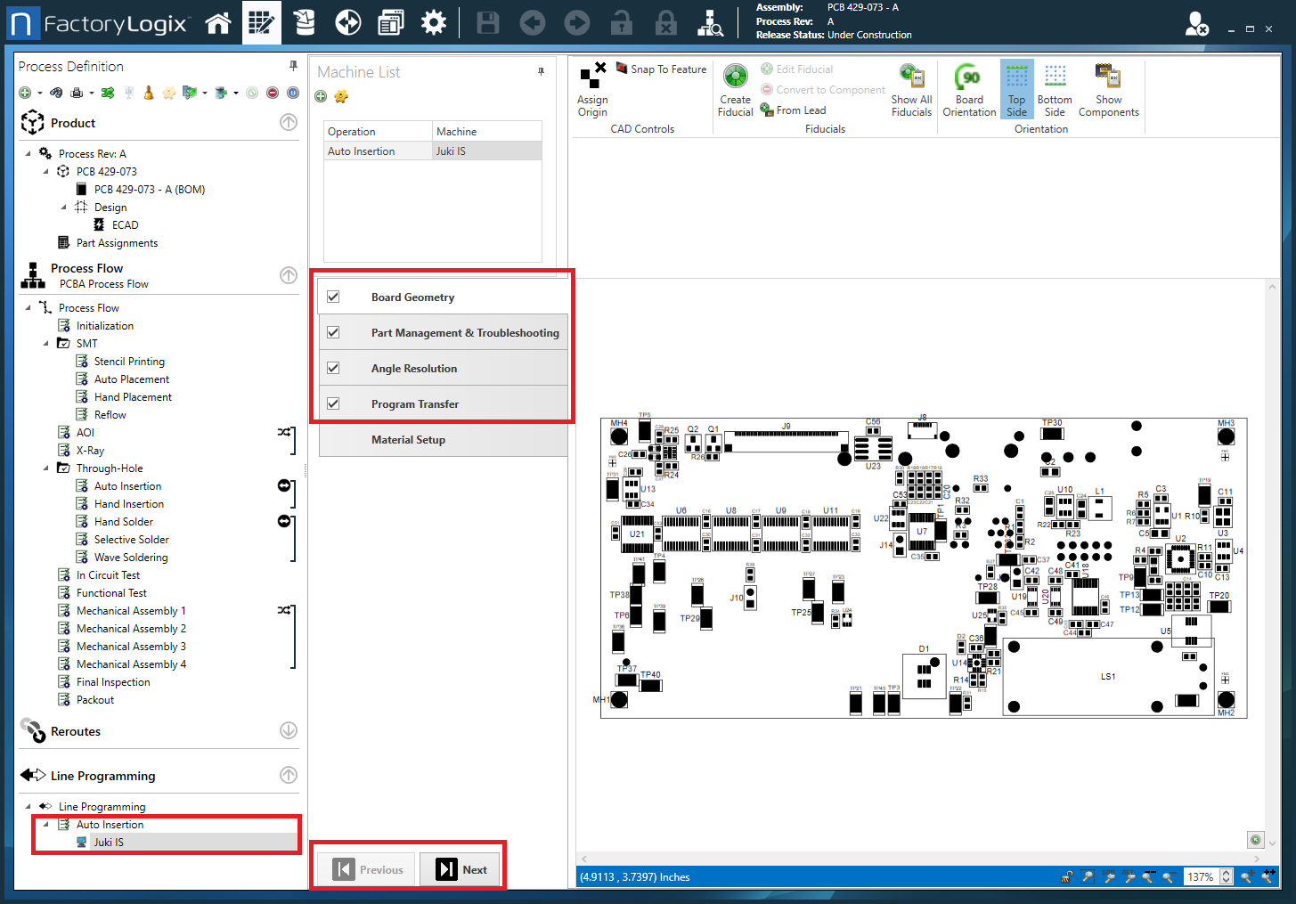 Juki machine programming