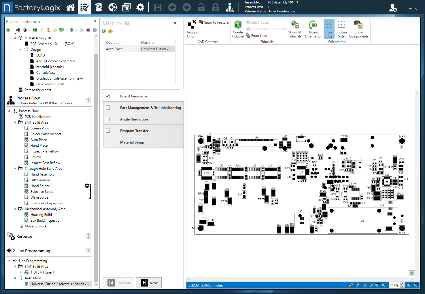 Universal - Board Geometry