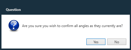 Confirm All Angles message