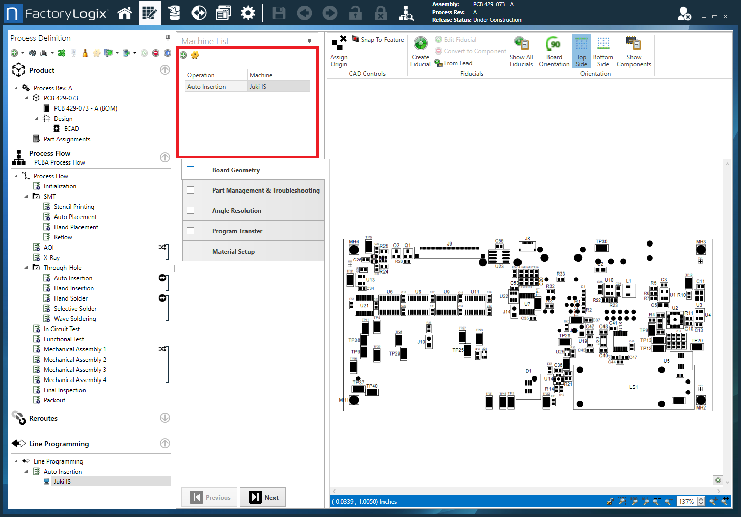 Select the Properties button (the Yellow gear)