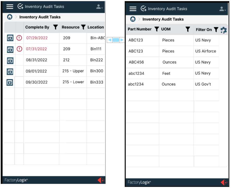 Assigned Tasks window